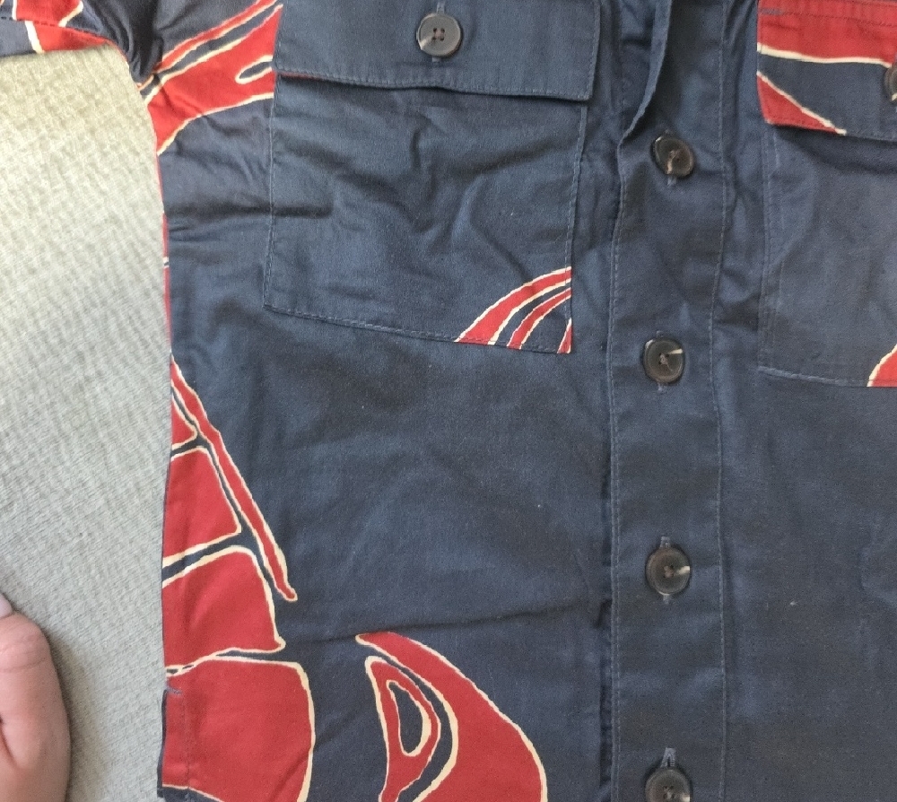 Banana Republic Kids Navy and Red Pajama Set - Picture 3 of 5